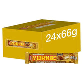 Yorkie Honeycomb Milk Chocolate DUO Bar 66g (Case of 24)  Adomoo